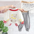 Children's Spring and Autumn Cardigan Set Three-Piece Set